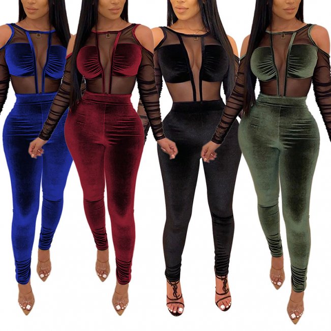 Two Pieces Cut Out Jumpsuit for Women #88211592326